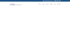 Desktop Screenshot of colonialdrivingschool.com